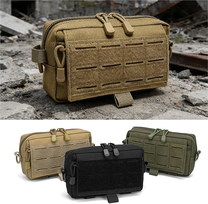 Outdoor Molle Utility Waist Bag Tactical Pouch Medical First Aid Bag Survival Tool Kit Belt Pouch Sports Hunting Bag