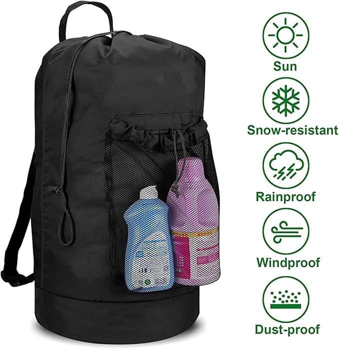Oxford Dirty Clothing BagTravel Pump BackpackWashing BagWaterproof PagramusNylon Fabric Handle (Gray)