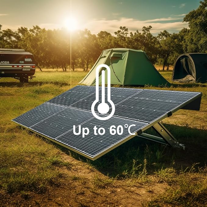 ALLPOWERS SP039 600W Portable Solar Panel Foldable Solar Charger with 24% High Efficiency Monocrystalline Cells IP67 Waterproof for Generator RV Camping Motorhome Off-Grid Power Backup