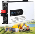 High Power Pure Sine Inverter Voltage Converter 5000W 6000W 8000W Solar Inverter 12V 24V 48V 60V 72V DC to 110V 220V AC Car Inverter Home Transformer with Display for Auto Trucks~/