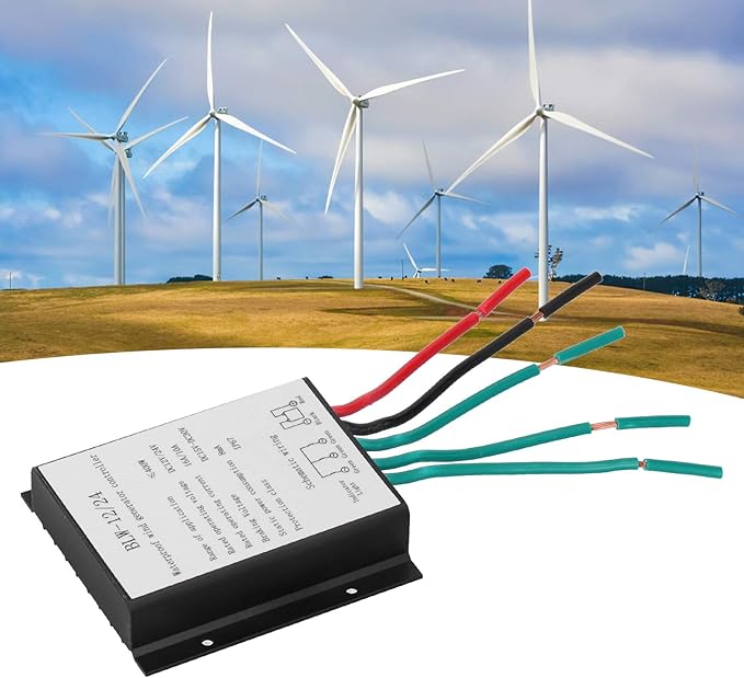 Wind Turbine Charging Controller High Efficiency IP67 Waterproof 10-16A DC12/24V Aluminum Alloy Generator Controller (for Wind Turbine)