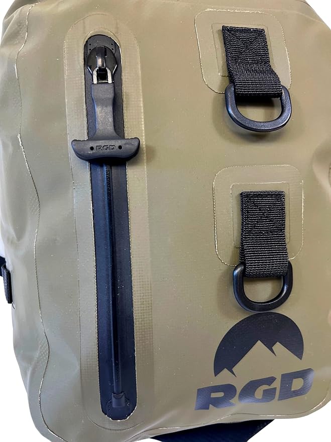 Sling Pack Fully Waterproof Dry Bag - Airtight Scentproof Submersible for Fly Fishing Hiking Hunting Camping Kayaking Paddle Boarding &amp Daily Use Green