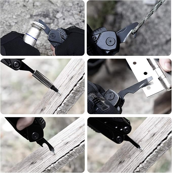 15 in 1 Multitool Pliers Gifts for Men White Elephant Gifts for Adults Stocking Stuffers for Men Christmas Gift for Dad Him Husband Boyfriend Grandpa