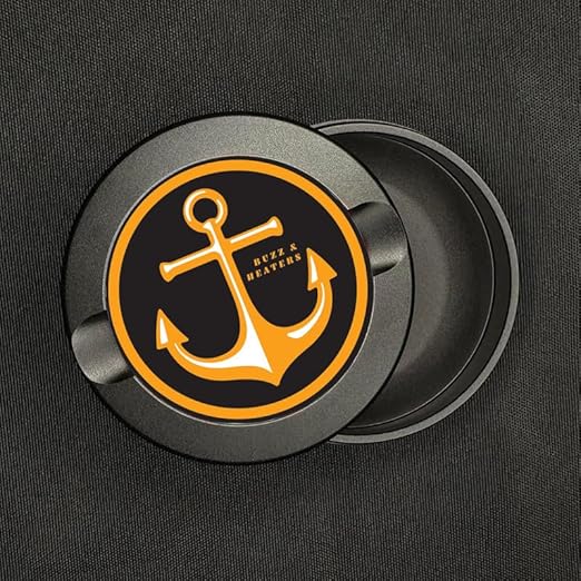 Buzz &amp Heaters Metal Container for Zyn | Metal Holder for Zyn |Metal Can for Zyn | Metal Cases for Zyn Holder | Metal Pouch Cans for Zyn | Offshore Gold Anchor