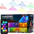 Permanent Outdoor Light Pro 50ft with 36 RGB+IC LED Lights 90 Scene Modes AI Light Design IP67 Waterproof for Halloween Christmas Decor and Daily Lighting Work with Alexa Google