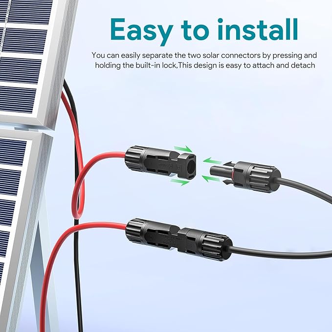 Solar Connector to XT60 Extension Cable 11Ft Power Solar Adapter for Anker Powerhouse ECOFLOW River 2 Pro Max River Solar Panel Charging Cable ALLPOWERS S2000 Portable Power Station &amp Solar Genera