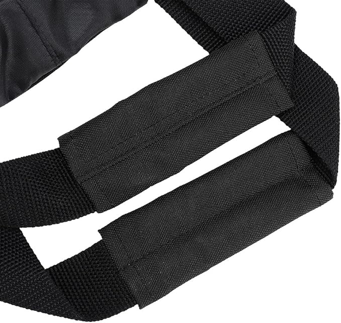 Oxford Cloth Wetsuit Changing Mat | Sturdy Surfing/Beach Pad with Shoulder Strap | Multi - Functional Dry Bag for Swimming/Outdoor Activities | Includes Storage Pocket (Black)