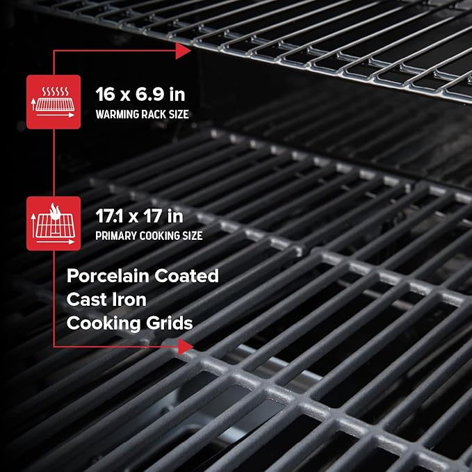 Nexgrill Deluxe 2-Burner Gas Grill with 401 SQ In Grate 28000 BTUs Stainless Steel Control Panel &amp Foldable Side Table Propane BBQ Grill for Outdoor Cooking Patios Backyards and More - 720-08