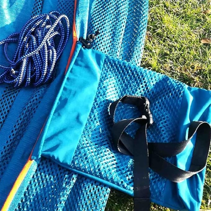 Portable Hammock Portable Outdoor Camping Hammock Single Cotton Hammocks Multiples Load Capacity Up to 200kg for Backpacking Beach