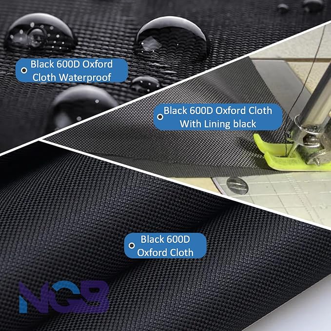 NGB Outdoor Generator Cover 24.8L x 20.2W x 20.8H for Universal Most Inverter Generators Made of 600D Plus 210D Double Layer Heavy Duty Waterproof Fabric with Waterproof Top Cover for Refueling