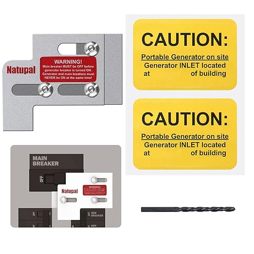 Generator Interlock Kit Compatible with Square D QO &amp Homeline Indoor or Outdoor 100 or 125 amp Panels 3/4 Inch Spacing between main and branch breaker. Professional Interlock kit