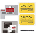 Generator Interlock Kit Compatible with Square D QO &amp Homeline Indoor or Outdoor 100 or 125 amp Panels 3/4 Inch Spacing between main and branch breaker. Professional Interlock kit