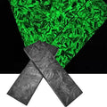DIY Resin Knife Handle Blank Material Forged Carbon Green Luminous Marble Texture(2pcs)