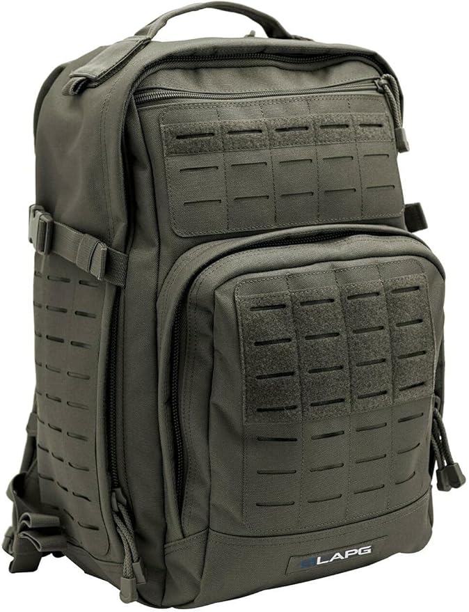 LAPG Atlas 12 Hour Tactical Backpack for Men &amp Women Survival Gear Bag Large Hiking Camping Bug Out Backpack Ranger Green