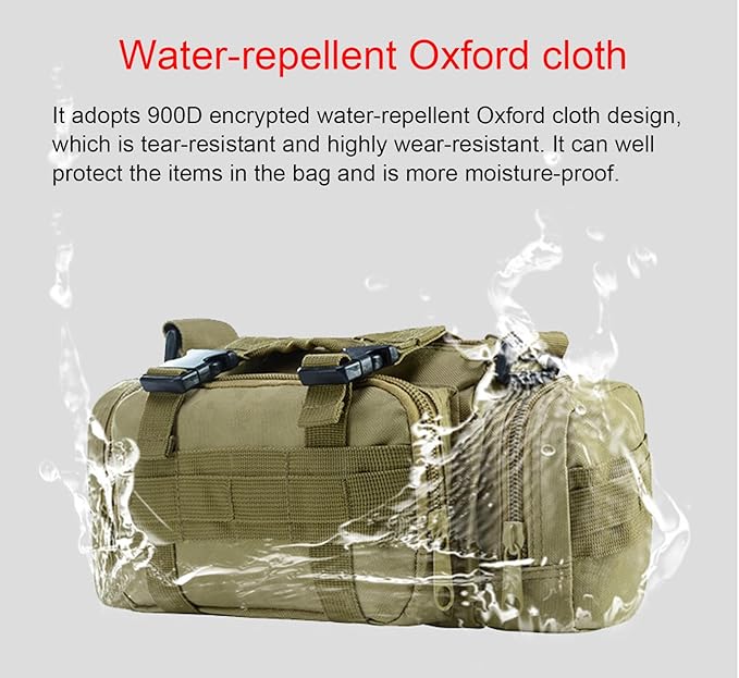 Deployment Bag Tactical Waist Pack Small Sling Pack Hand Carry Bag Handlebar Bag