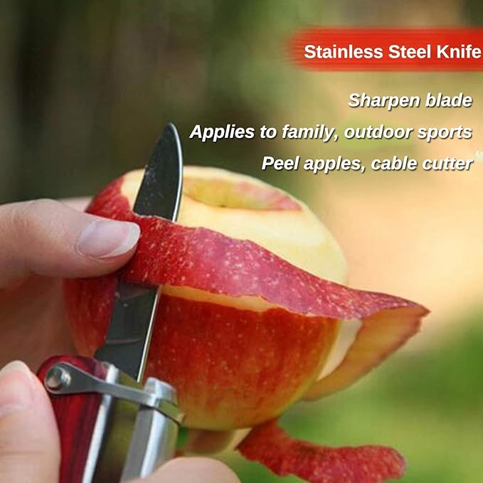Stainless Steel 15 in 1 Multipurpose Tool Kit Portable &amp Heavy Duty Light Weight &amp Durable Emergency Pocket Multi Tool Kit Suitable as Camping Multitool (Axe Hammer &amp More) Dark Brown