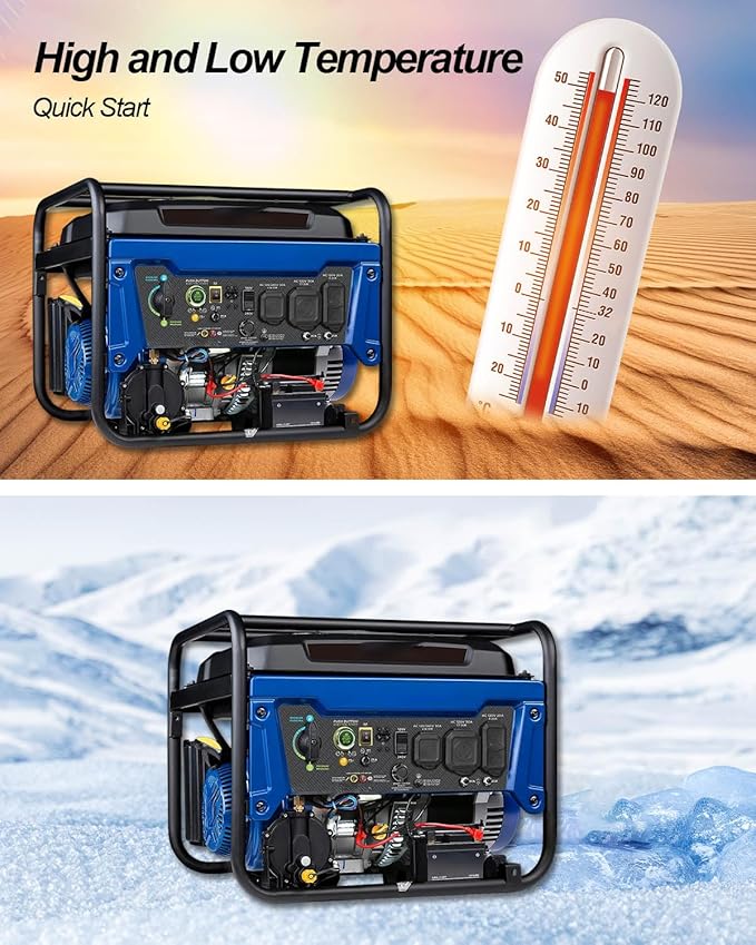 Dual Fuel Portable Generator Carburetor Kit with 3 Gaskets Fit for Westinghouse WGen5300DFcv 274CC Engine