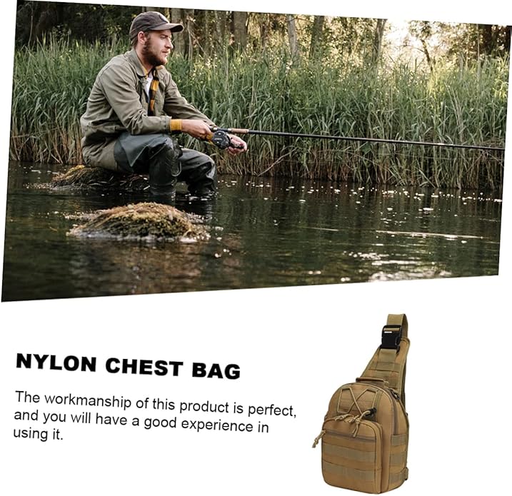 LIFKOME Chest Bag Chest Rig Chest Bag Hands Travel Organizer Pouch Shoulder Bag for Men Travelling