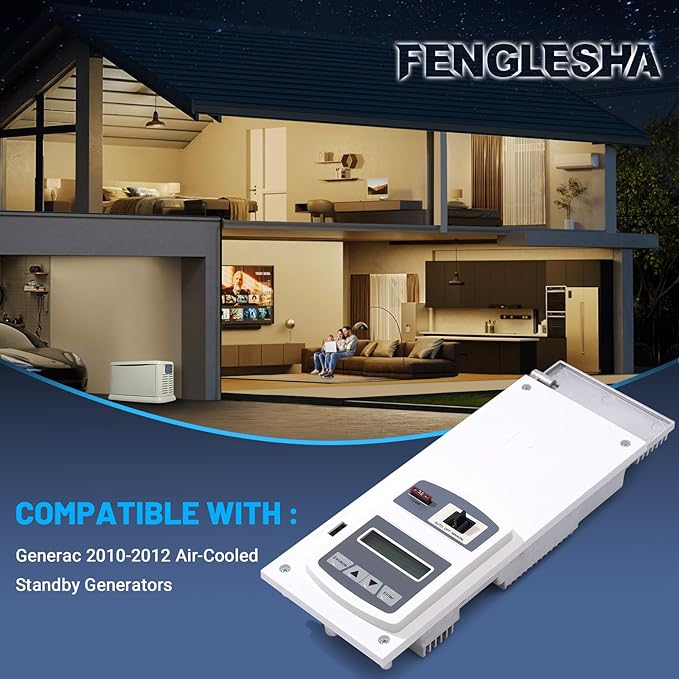 0H6680D Nexus Controller Control Panel Assembly Compatible with Generac 2010-2012 15kW 20kW 22kW Air-Cooled Standby Generators CNTR AC HSB Replaces 0H6680DSRV 0H6680