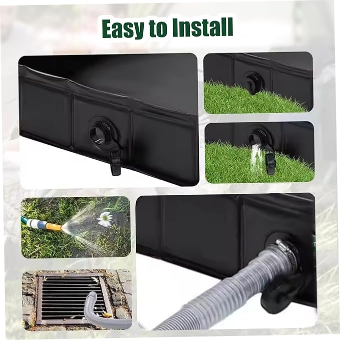 Portable Shower Base 41x41x5 Inch Portable Shower Pan with Drain Pipe &amp Clamp Foldable PVC Base for Camping Travel Outdoor Outdoor Camping
