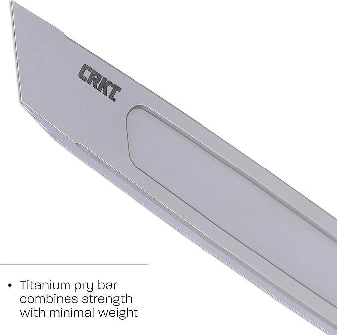 CRKT HangPry Everyday Carry Prybar: Gray Titanium 9920