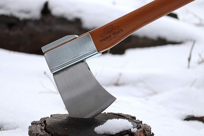 1844 Helko Werk Germany Vario Universal Axe - German Made Midsize General Purpose Felling Axe for Felling Trees Cutting Timber and Splitting Wood - Head 4.25lbs Handle 30in. (Universal) #10053