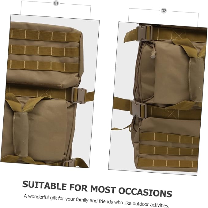 Large Capacity Outdoor Backpack Travel Bag Shoulder Straps Handbag Storage Pouch Hiking