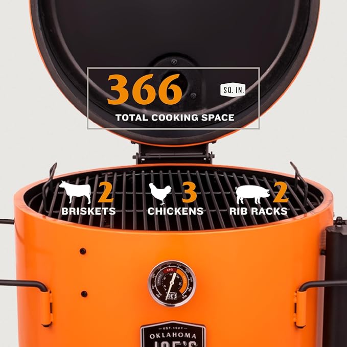 Oklahoma Joe's® Bronco Pro Drum Smoker Orange - 19202100