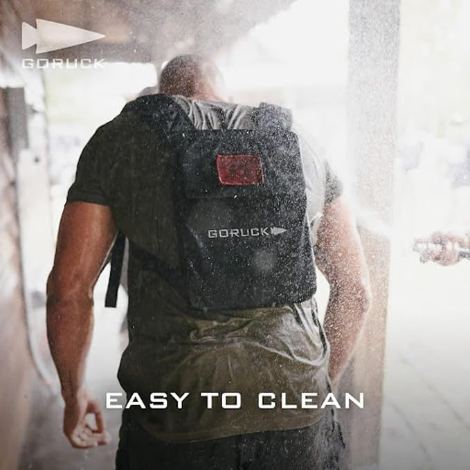 GORUCK Ruck Plate Carrier 3.0 - Streamlined Weighted Rucking Backpack w/Ergonomic Back Support &amp Extra Padded Straps - Compatible Ruck Plates Black