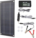 Solar Panel Kit 600w Solar Panel Charger Monocrystalline Silicon 100a Charge Controller Solar Panel Kit with Extension Cable Battery Clip for Rv Outdoor Camping