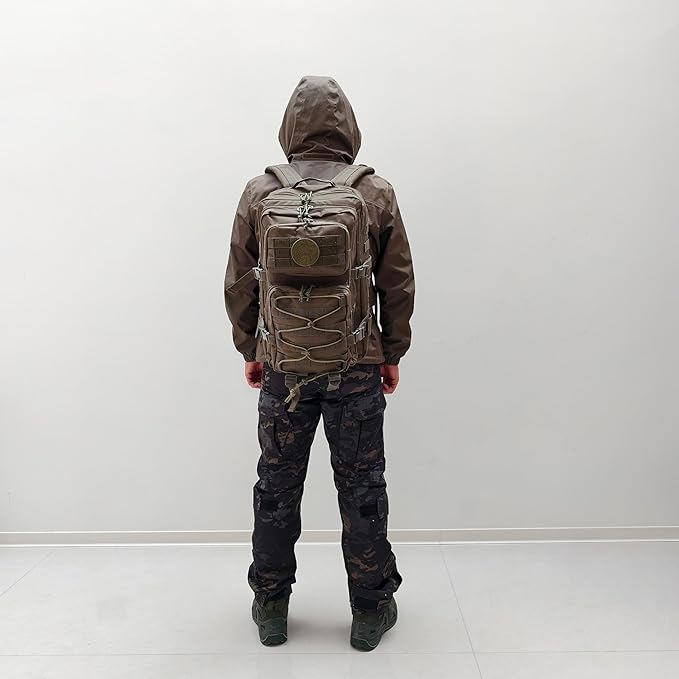 38L Military Tactical Backpack for Men Army 3 Day Assault Pack Molle Bag Bug Out Bag Green
