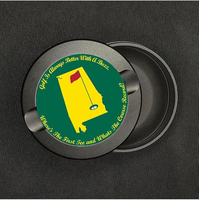 Brotherhood Metal Zyn Container - Metal Zyn Holder - Zyn Metal Can - Metal Container for Zyn Holder - Metal Zyn Can Golf Gifts for Him - Zyn Containers for Golf - Alabama