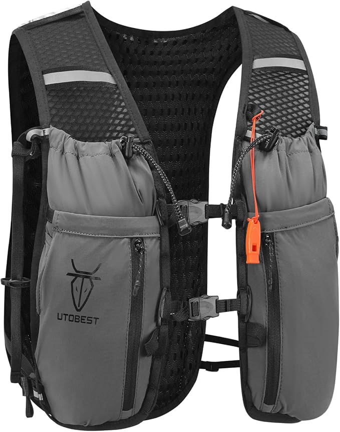 UTOBEST 10L Running Hydration Vest with 2L Bladder – Lightweight Trail Running Vest for Women &amp Men Adjustable Marathon Backpack for Running