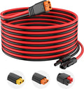 12AWG Solar Connector to XT60i Adapter Extension Cable Solar Panel to Potable Solar Power Generator/RV Foldable Solar Panel/Portable Power Station(15FT)