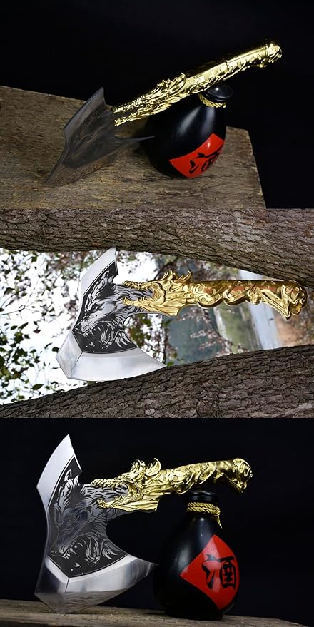 Tomahawk Throwing Axe for Outdoor Camping Sturdy and Practical with SheathCool Steel Axe