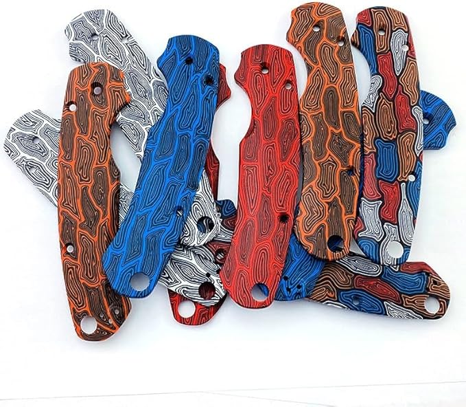 1 Pair Custom G10 Scales Handle Fits for C81 DIY Making Accessory