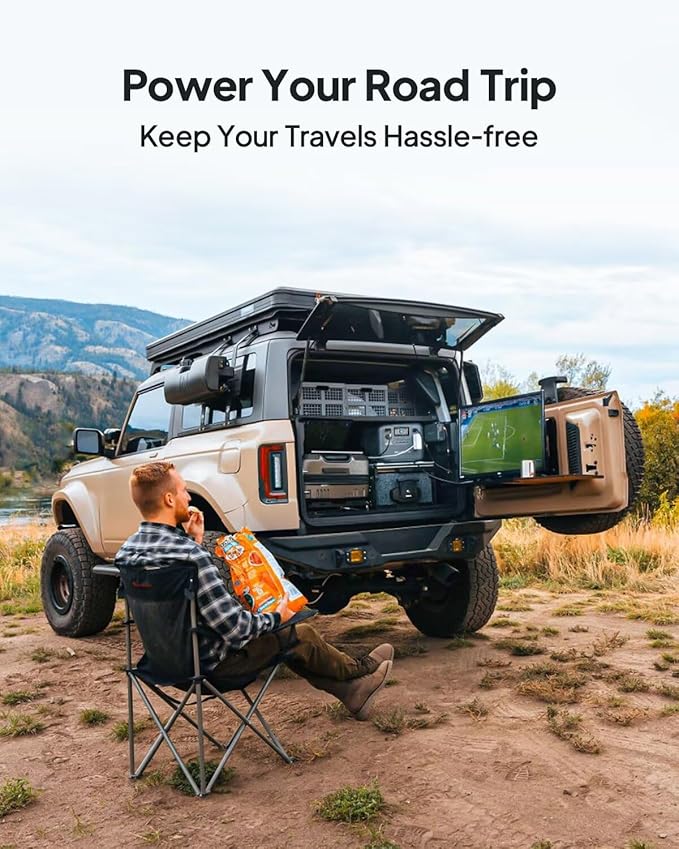 BLUETTI Charger 1 560W Alternator Charger Fast DC-DC Charging for Portable Power Stations 6X Faster Than Car Cigarette Lighter Compatible with 95% Solar Generator Perfect for Road Trips RVing