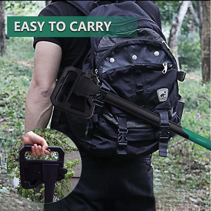 Camping Hatchet 31.8 InchSurvival Hatchet Tactical for Wood Chopping and KindlingHatchet Axewith V Grind Blade Lightweight Nylon Fiber Handlefor Outdoor Survival Gardening Hiking (L)