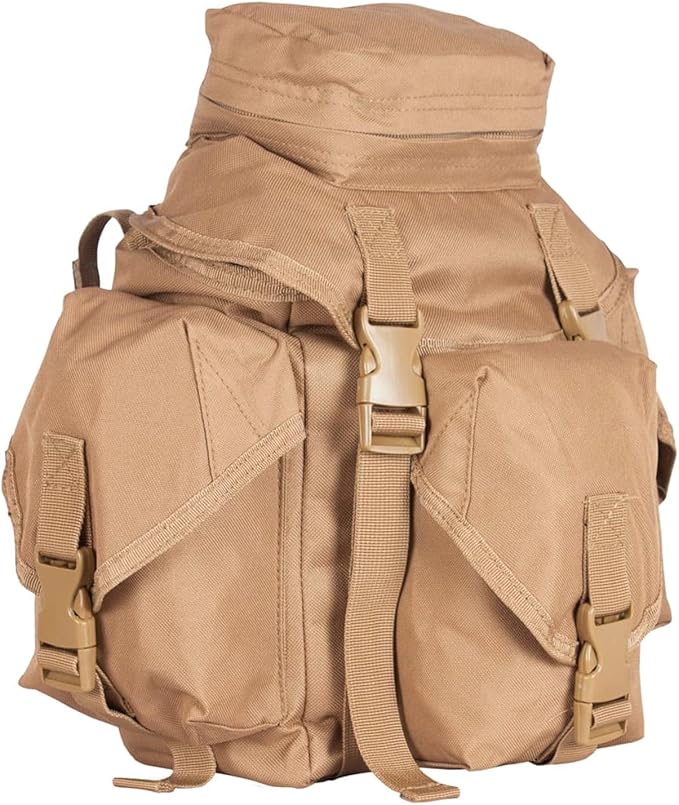 FOX OUTDOOR PRODUCTS Recon Butt Pack | 15x15x8 Modular Tactical Waist Bag w/ 3 External Pockets QR Buckles Lined Interior