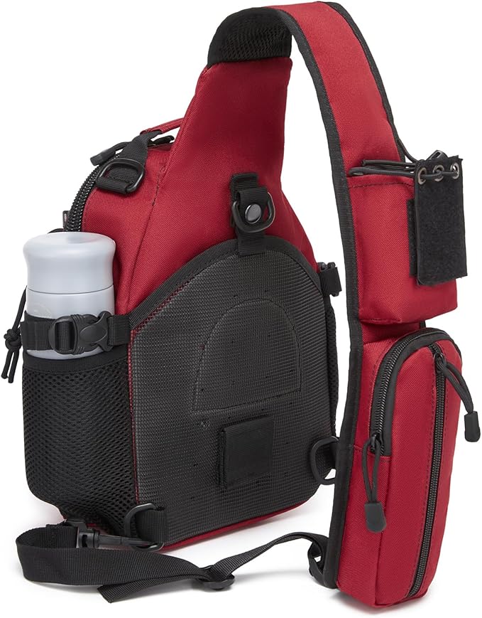 ATBP Small Tactical Holster Sling Backpack Accessories Shoulder Pouch Water Bottle &amp Radio Holder Crossbody Bag for Men
