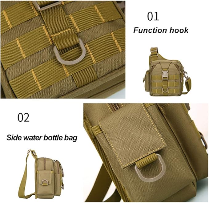 Hiking Backpack Outdoor Fishing Chest Bag Molle Camping Backpack Hiking Bags Sports Travel Rucksack