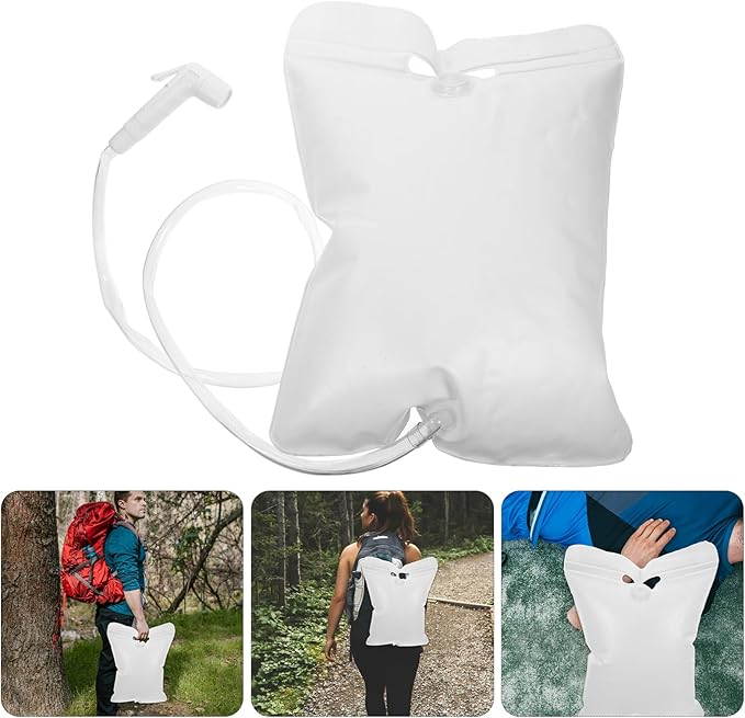 FOMIYES Portable Camping Shower Bag Multipurpose Outdoor Water Storage Generous Capacity Lightweight Design for Hiking Traveling and Emergencies