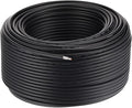 MECCANIXITY Solar Panel Wire 328ft 10AWG 6mm2 Solar Cable Extension Tinned Copper Wire Black for RV Boat Marine Solar Panel