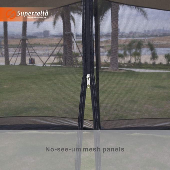 Screen House 13x9 Ft Canopy Tent Sun Shade Shelter Perfect for Outdoor Activities Blue
