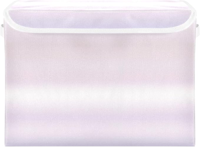 Gradients Storage Bins with Lid Foldable Closet Storage Quart Storage Container for Office Supplies Home Decor