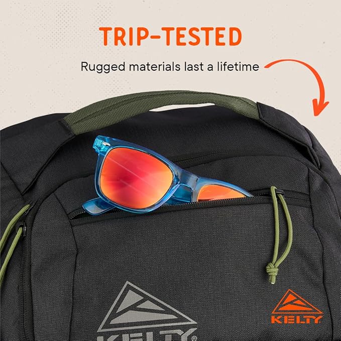 Kelty | Redwing Traveler Backpacks Travel Pack for Adventure Travel | Burnt Olive &amp Black