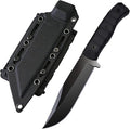 SK2 EDC Fixed Blade Knife with SheathTanto Blade Nylon Fiberglass Handle Tactical Knife Full Tang Survival Knives for Outdoor Camping Hunting Fishing Hiking
