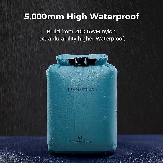 Bee Nesting Waterproof Dry Bag Lightweight Dry Sack Marine Dry Bags Suitable for swimmingkayakingrafting boating surfing outdoor travel mountaineeringhiking