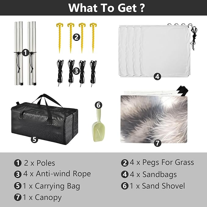 ALAZA Funny Raccoon Animal Beach Tent Sun Shelter UPF50+ Protection Beach Shade Canopy w/ 4 Sandbags for Outdoor Camping Fishing Backyard Fun Picnic 10x9 ft