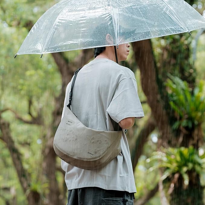 bitplay AquaSeal Sling Bag IPX7 Waterproof Shoulder Sling Bag 9L Storage Keeps Gear Dry Under Water for 30 min Sand